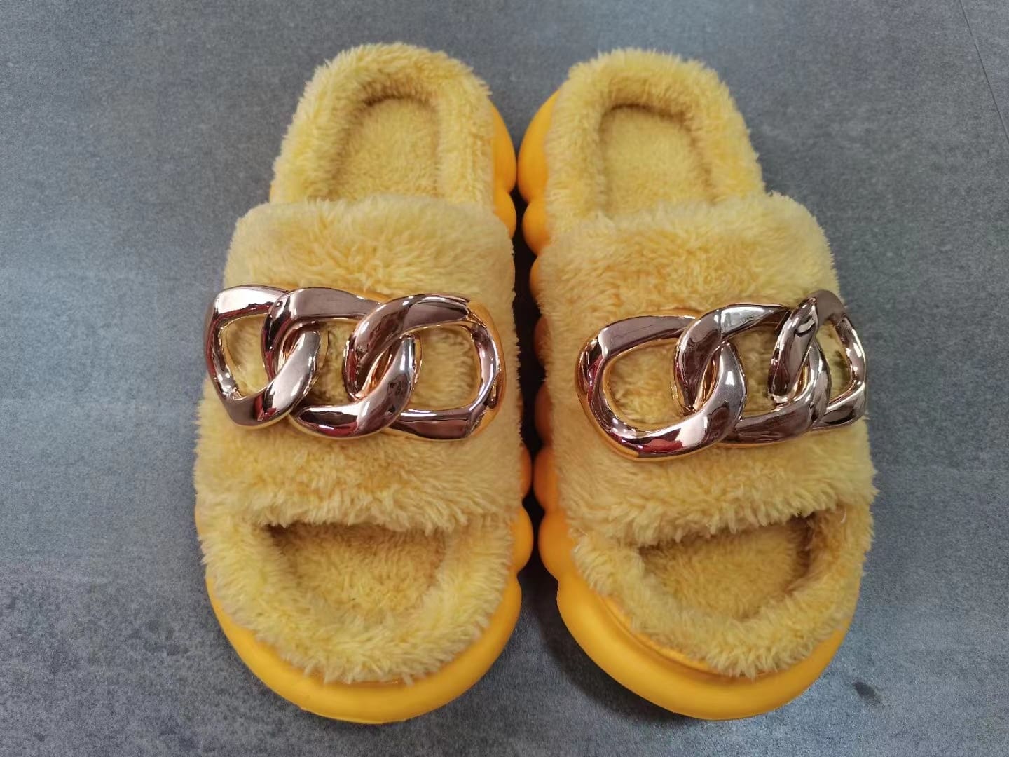 Warm Fluffy Slides Cotton Slippers