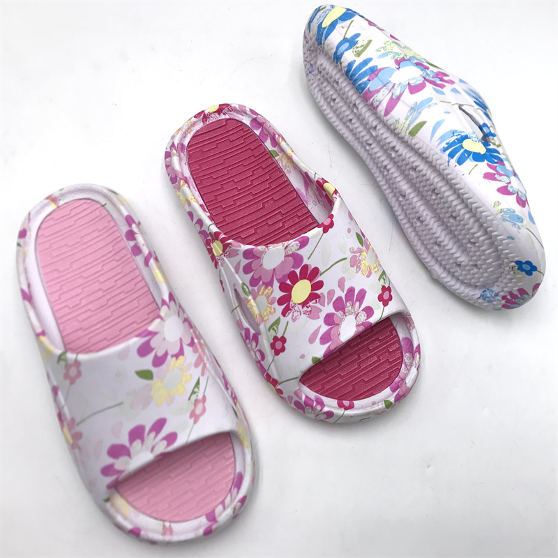 Flower Pattern Soft Slide Slipper